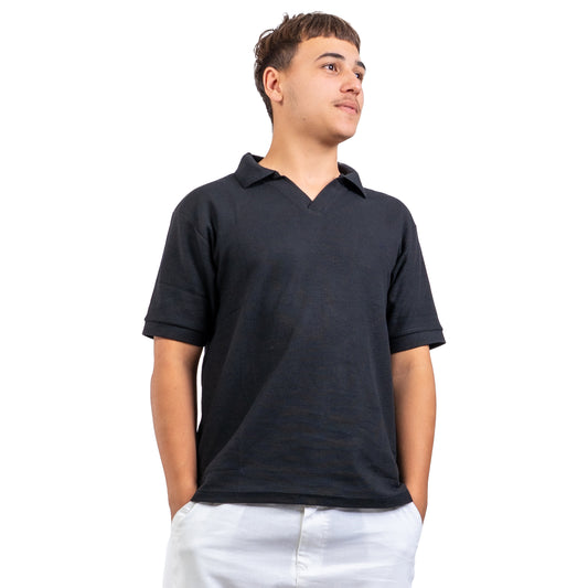 Polo uni Noir