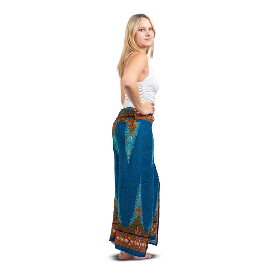 Pantalon jupe bleu