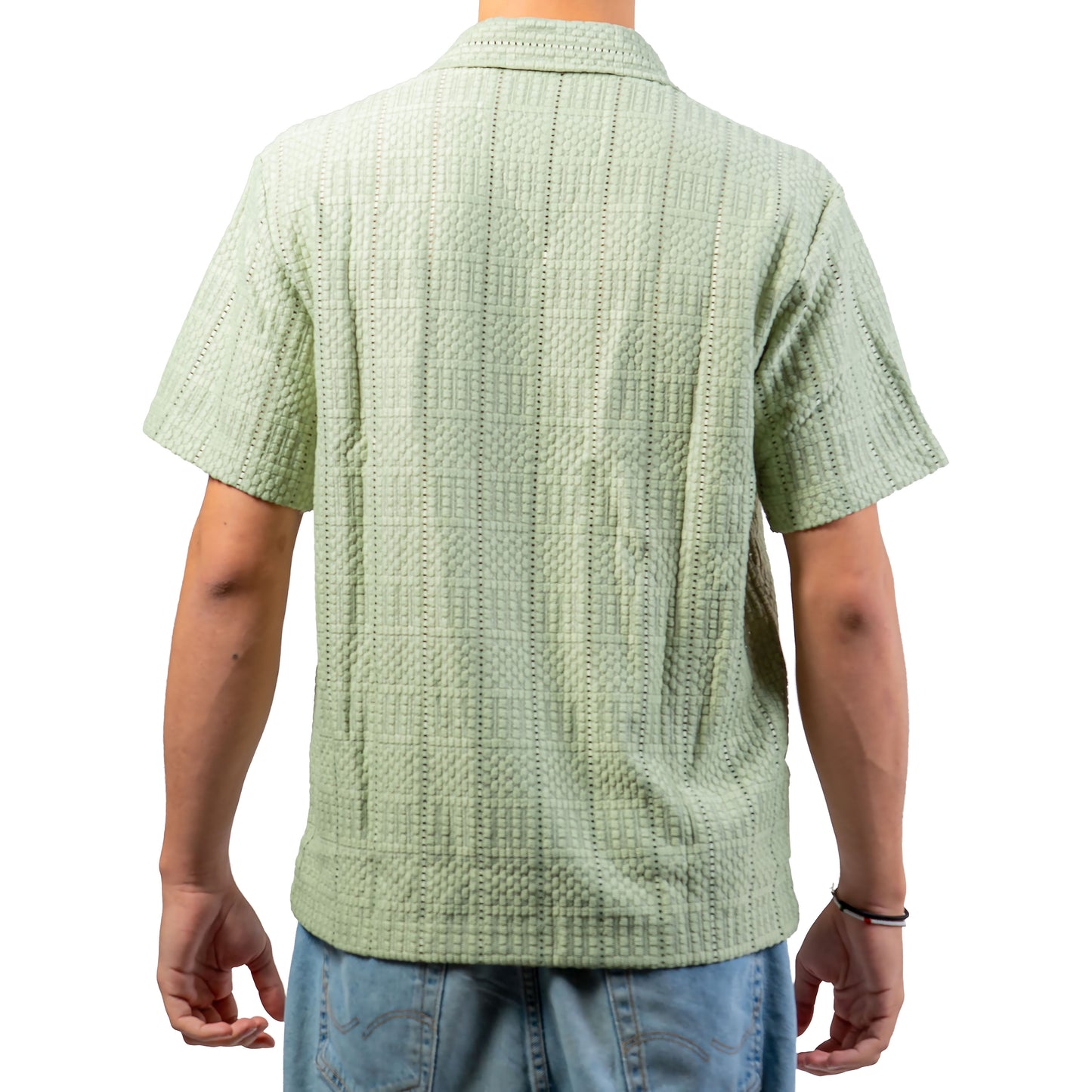 Chemise ajourée Vert