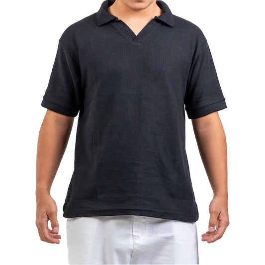 Polo uni Noir