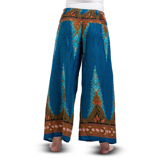Pantalon jupe bleu