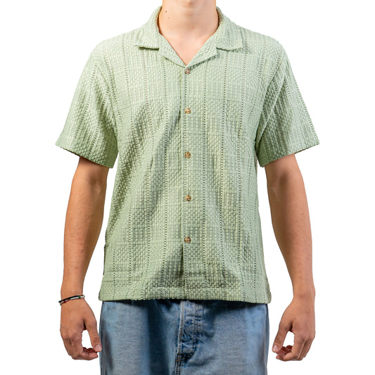 Chemise ajourée Vert