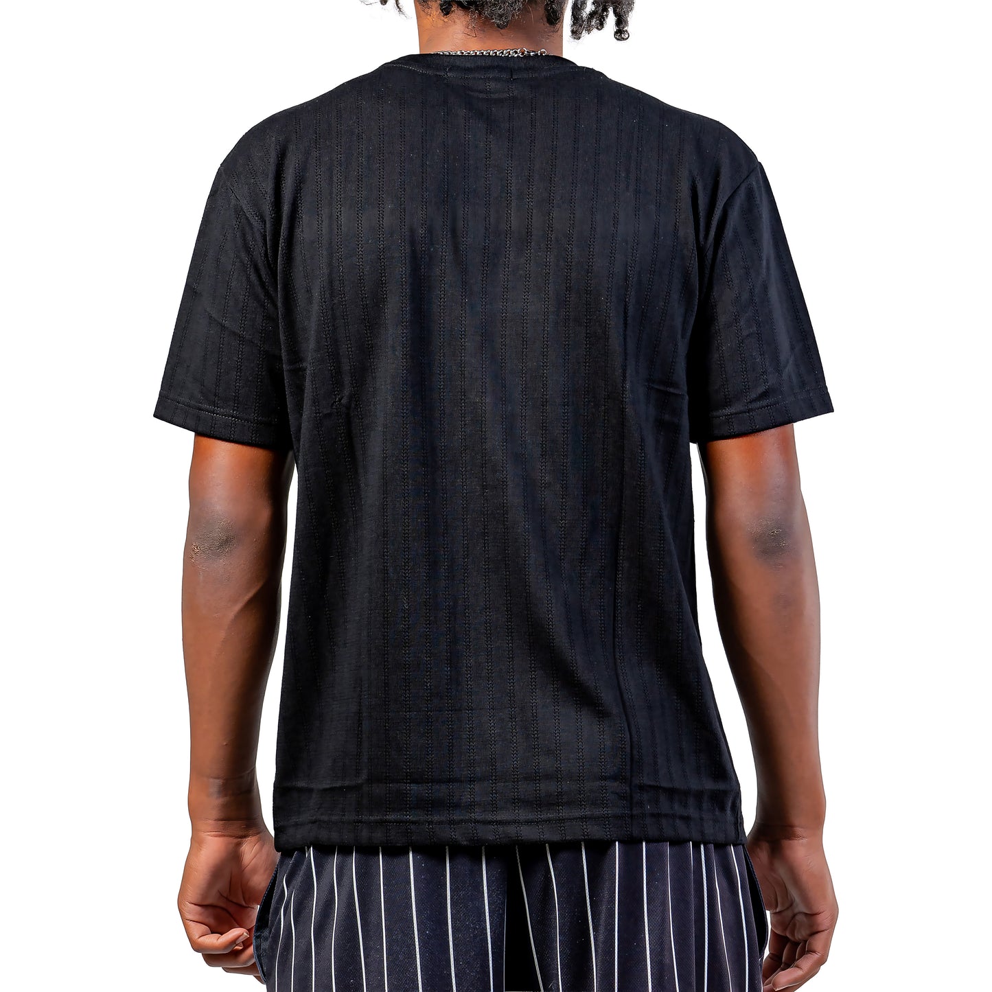 T-shirt ajouré noir